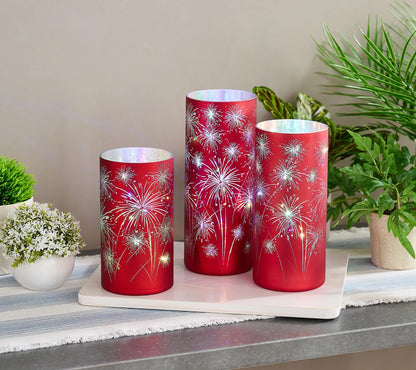 Set of 3 Celebration Hurricanes by Valerie