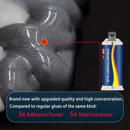 🔥 High Temp Metal Repair Glue - Iron-Like Strength