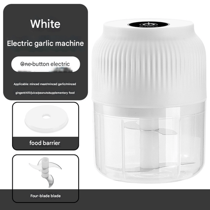 🔥 Electric Garlic Chopper, Mini Portable Veggie Cutter
