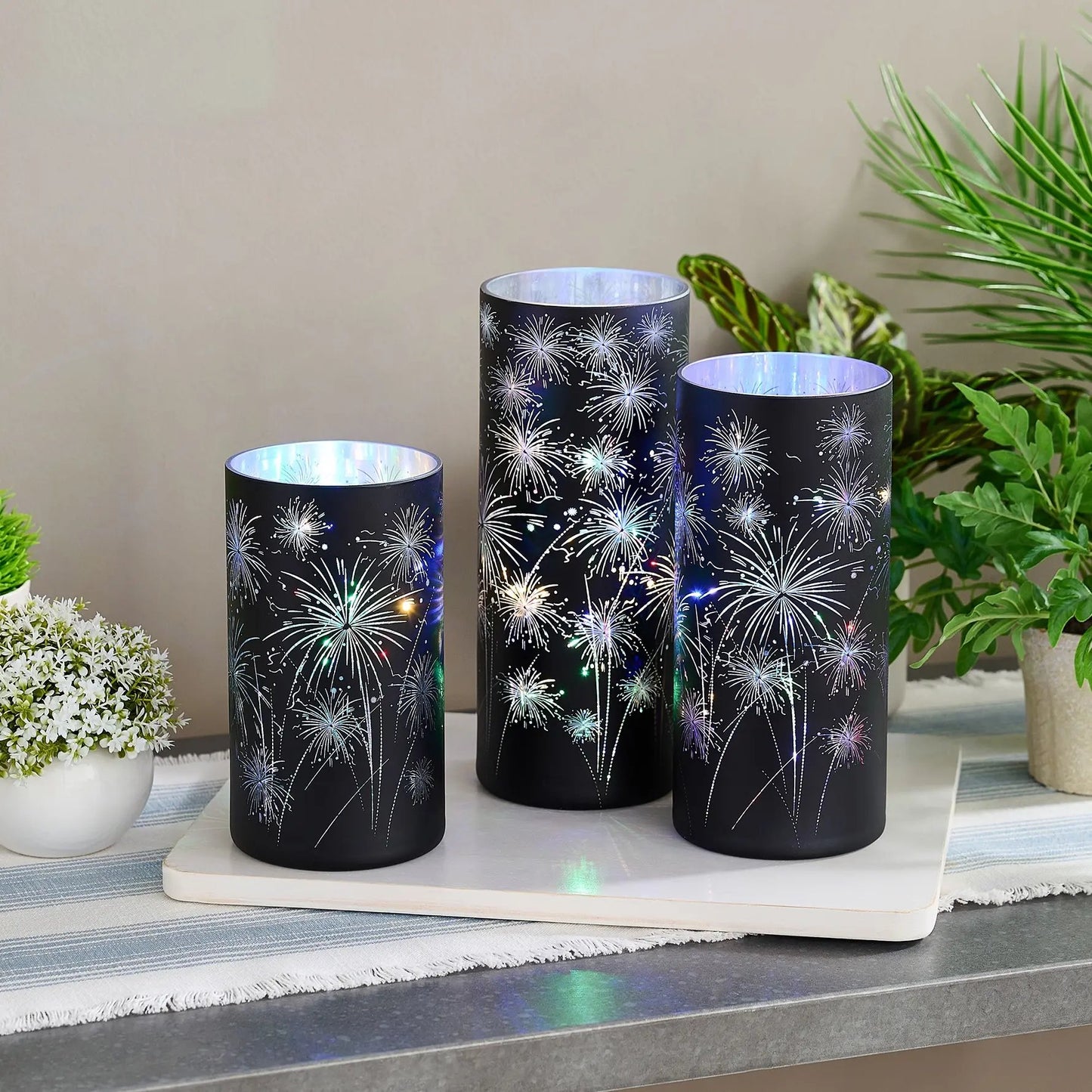 Set of 3 Celebration Hurricanes by Valerie