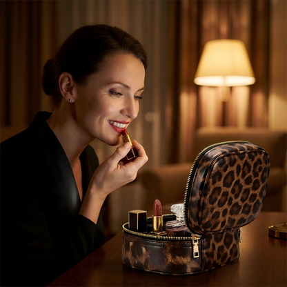 📢📢50% OFF !!!⏰Travel Makeup Case with LED Lighted Mirror